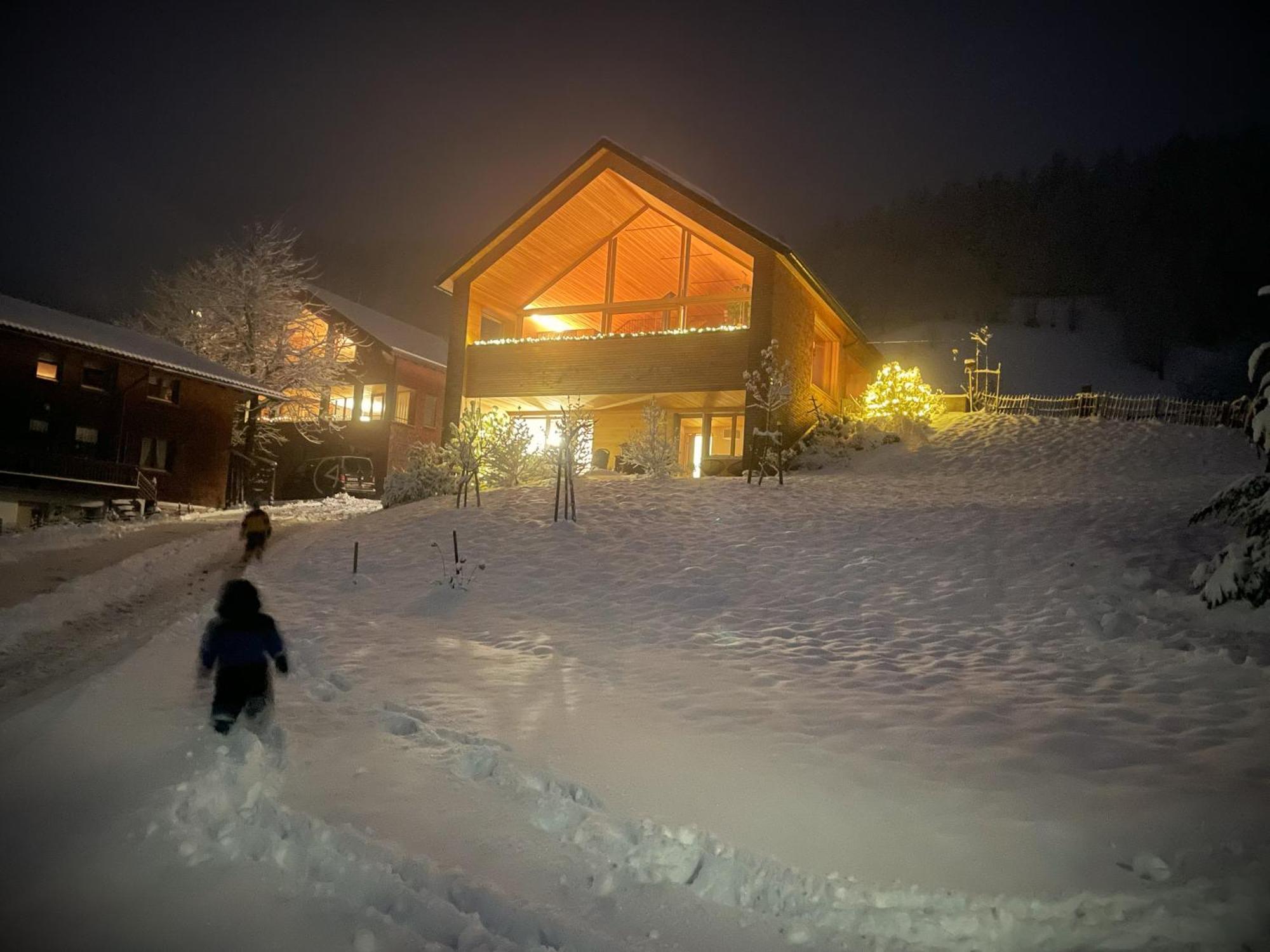 Zu Gast Bei Den Hagspiels Apartment Hittisau Bagian luar foto