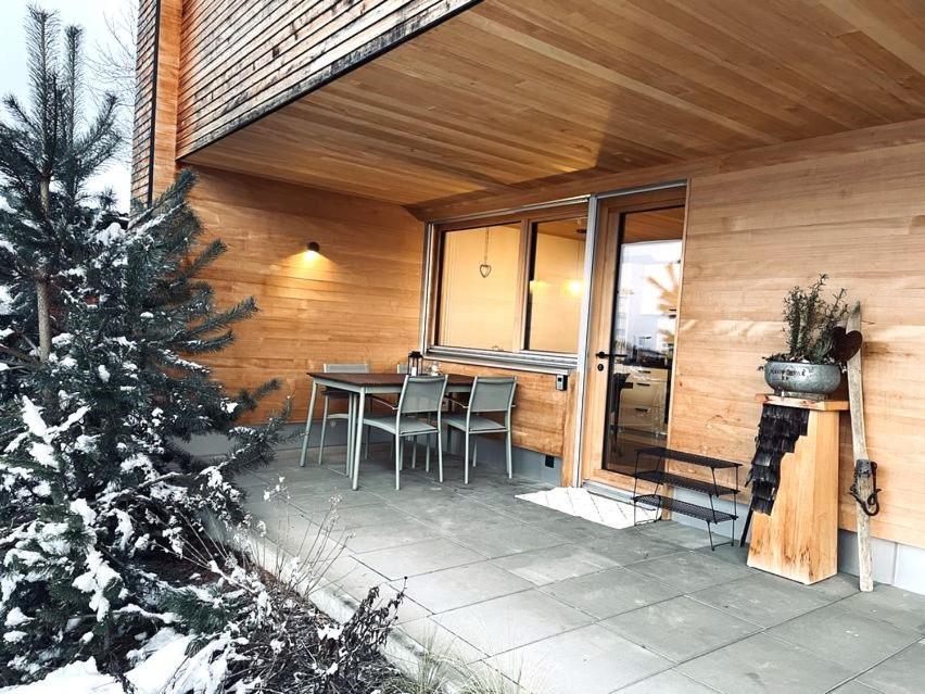 Zu Gast Bei Den Hagspiels Apartment Hittisau Bagian luar foto