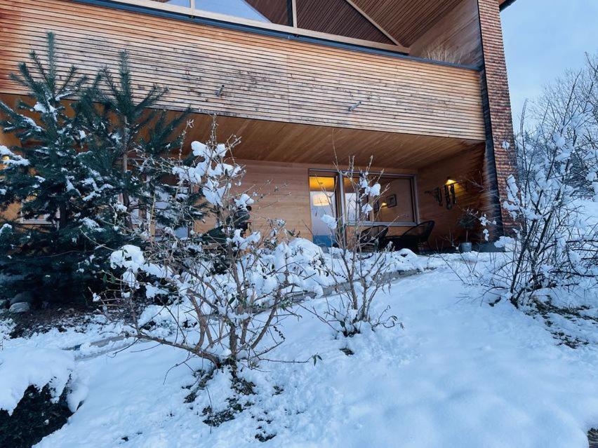 Zu Gast Bei Den Hagspiels Apartment Hittisau Bagian luar foto